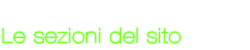 Sezioni del sito